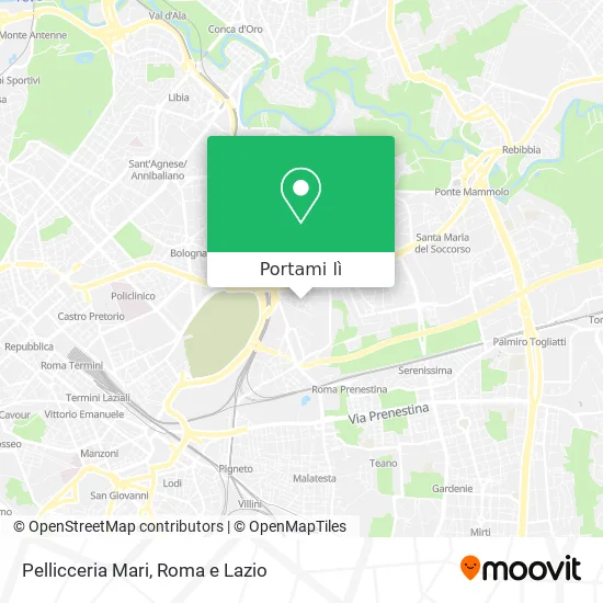 Mappa Pellicceria Mari