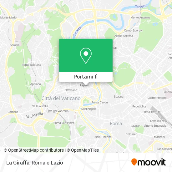 Mappa La Giraffa