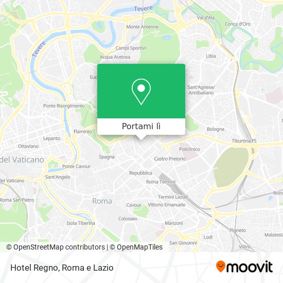 Mappa Hotel Regno