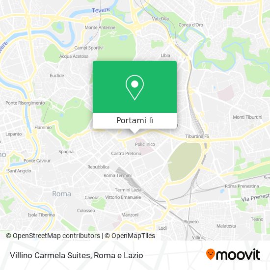 Mappa Villino Carmela Suites