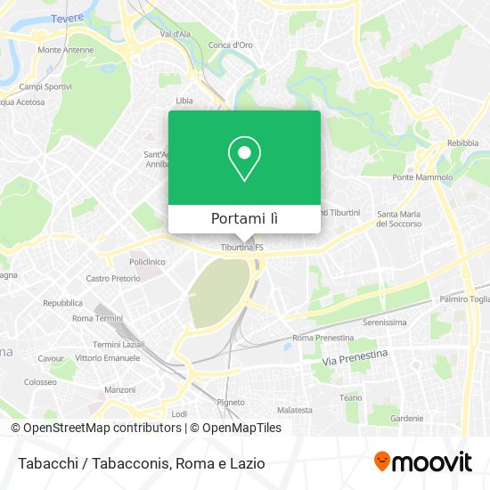 Mappa Tabacchi / Tabacconis