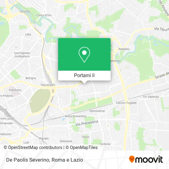 Mappa De Paolis Severino