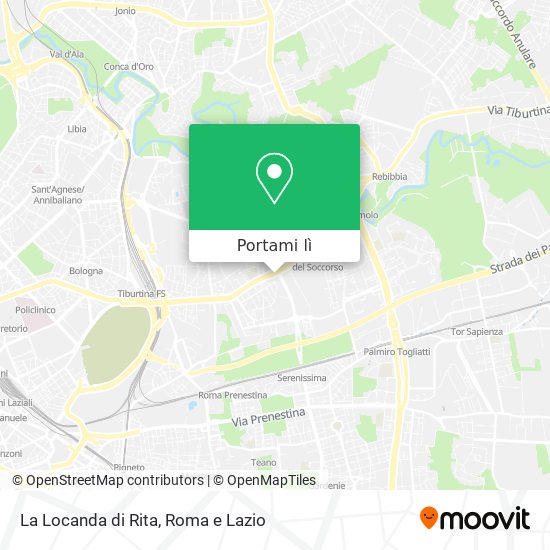 Mappa La Locanda di Rita