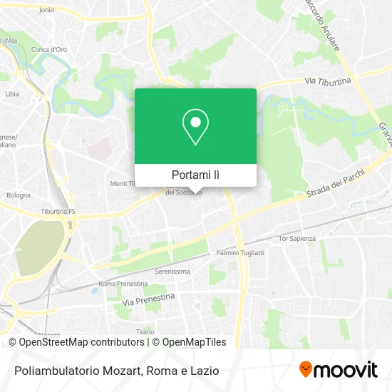 Mappa Poliambulatorio Mozart