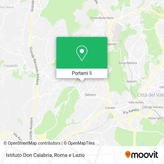 Mappa Istituto Don Calabria