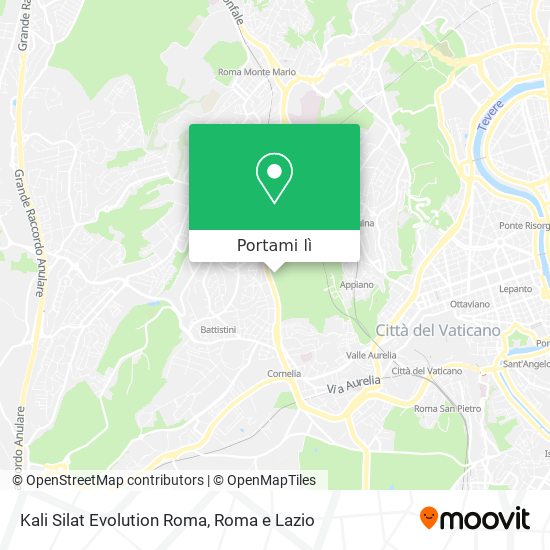 Mappa Kali Silat Evolution Roma