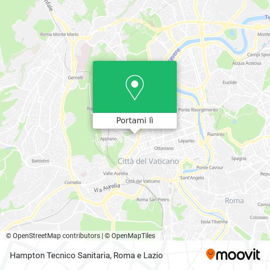 Mappa Hampton Tecnico Sanitaria