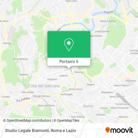 Mappa Studio Legale Biamonti