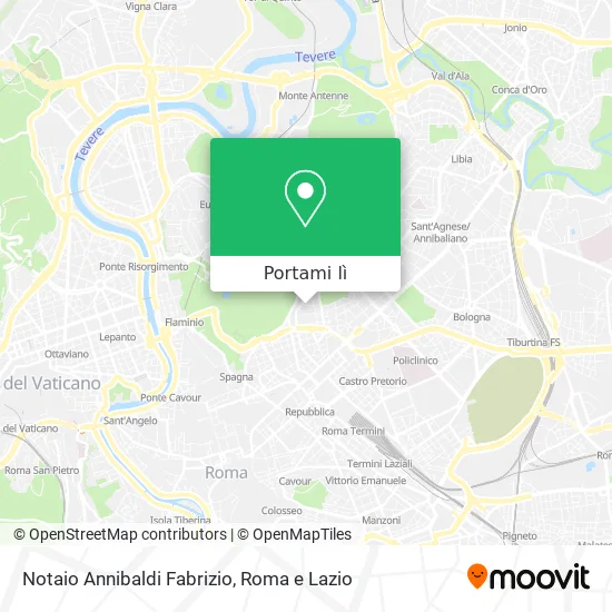 Mappa Notaio Annibaldi Fabrizio