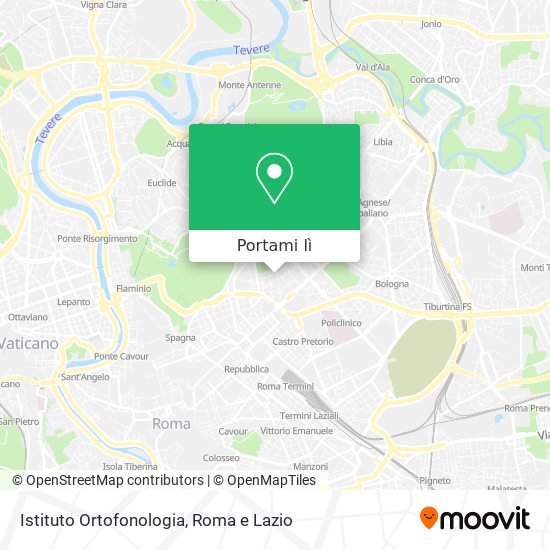 Mappa Istituto Ortofonologia