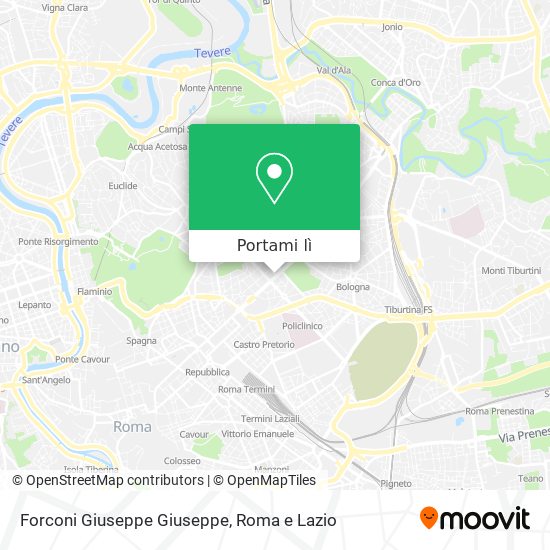 Mappa Forconi Giuseppe Giuseppe