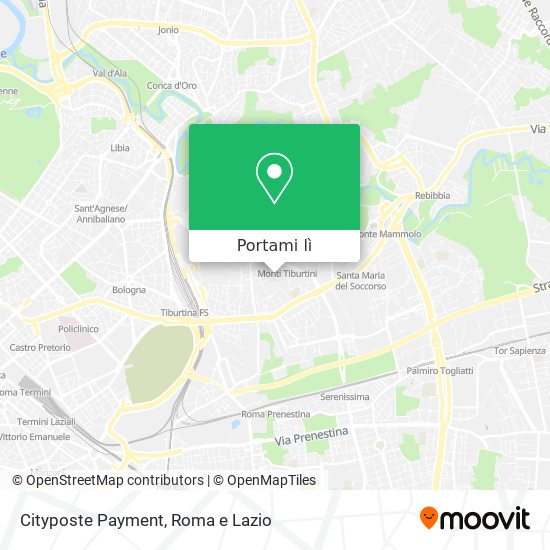 Mappa Cityposte Payment