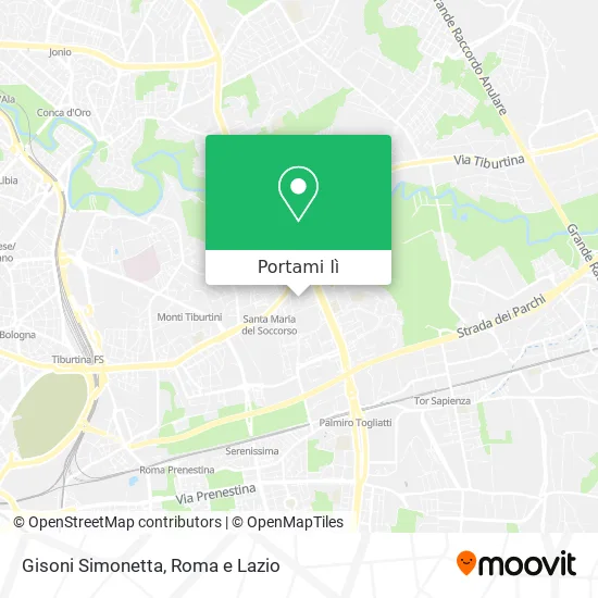 Mappa Gisoni Simonetta