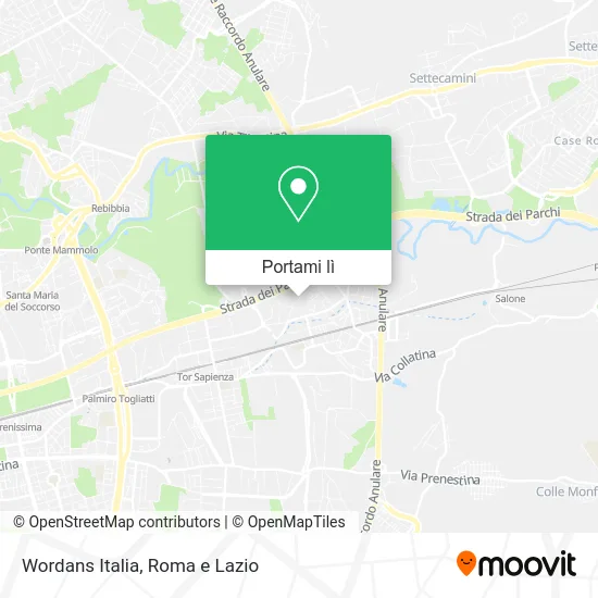 Mappa Wordans Italia