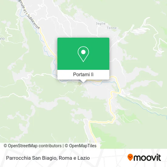 Mappa Parrocchia San Biagio