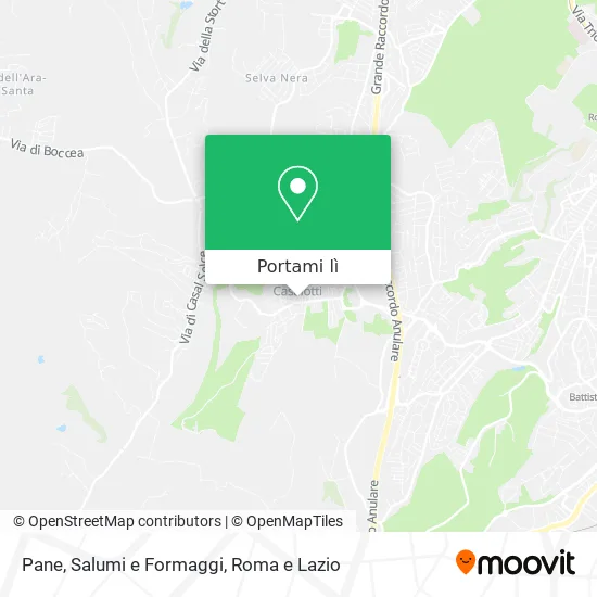 Mappa Pane, Salumi e Formaggi