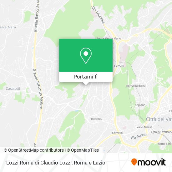 Mappa Lozzi Roma di Claudio Lozzi