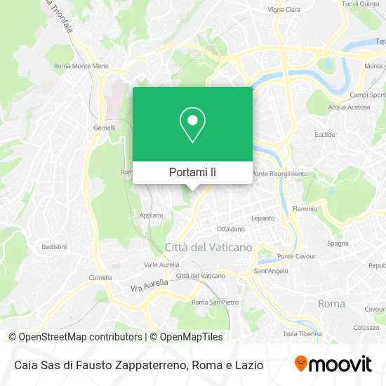 Mappa Caia Sas di Fausto Zappaterreno