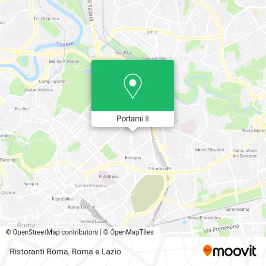 Mappa Ristoranti Roma
