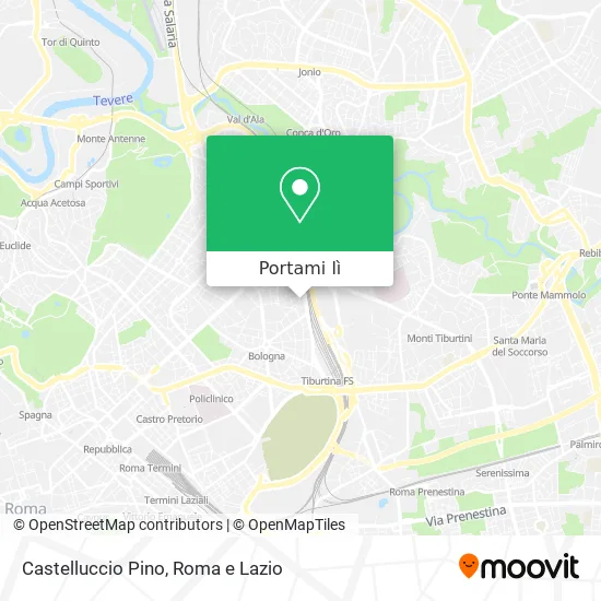 Mappa Castelluccio Pino