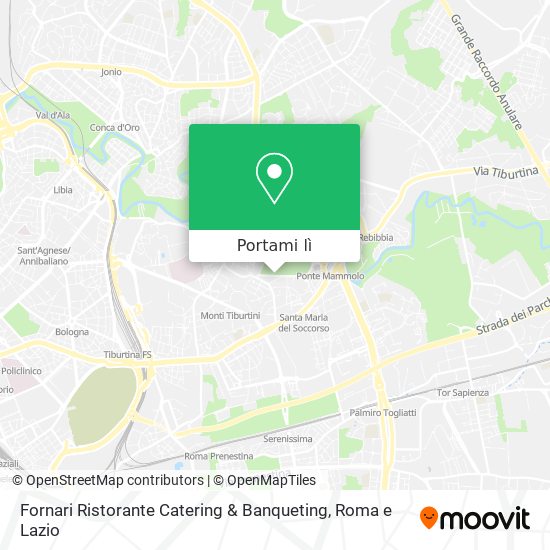 Mappa Fornari Ristorante Catering & Banqueting