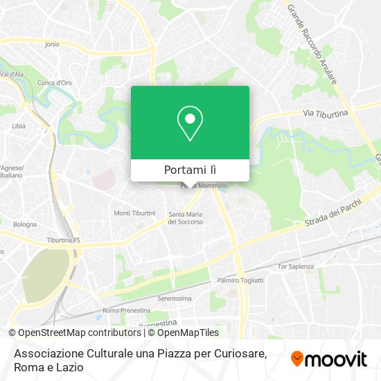 Mappa Associazione Culturale una Piazza per Curiosare