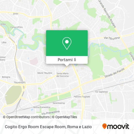 Mappa Cogito Ergo Room Escape Room