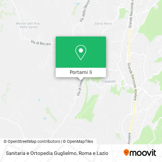 Mappa Sanitaria e Ortopedia Guglielmo