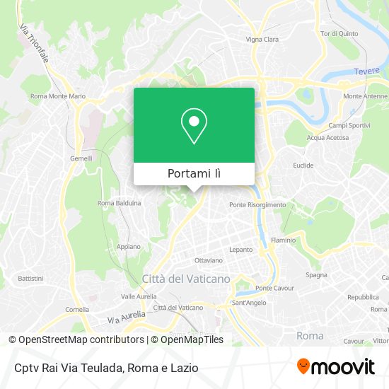 Mappa Cptv Rai Via Teulada