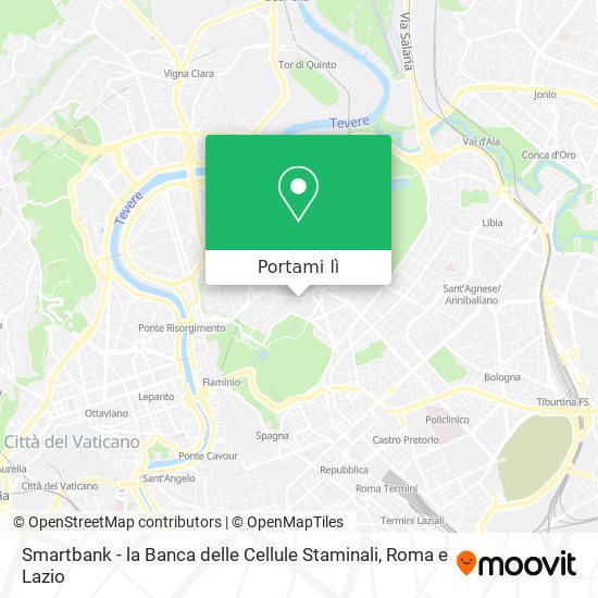 Mappa Smartbank - la Banca delle Cellule Staminali