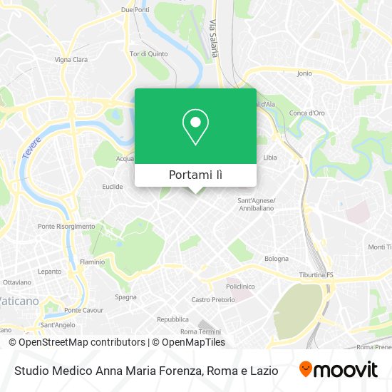 Mappa Studio Medico Anna Maria Forenza