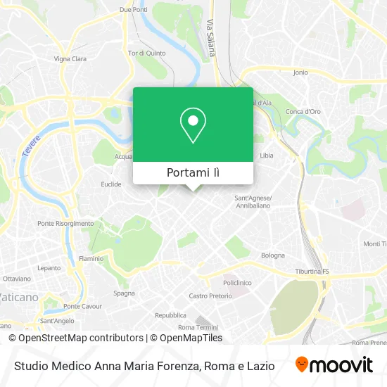 Mappa Studio Medico Anna Maria Forenza