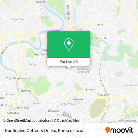 Mappa Bar Sebino Coffee & Drinks