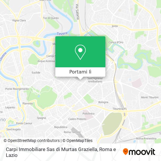 Mappa Carpi Immobiliare Sas di Murtas Graziella