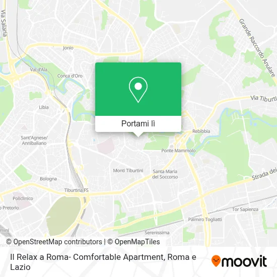 Mappa Il Relax a Roma- Comfortable Apartment