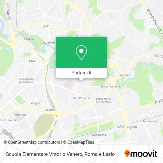 Mappa Scuola Elementare Vittorio Veneto