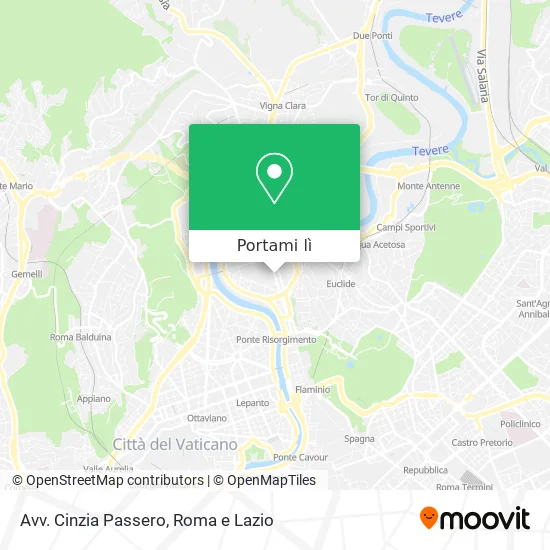 Mappa Avv. Cinzia Passero