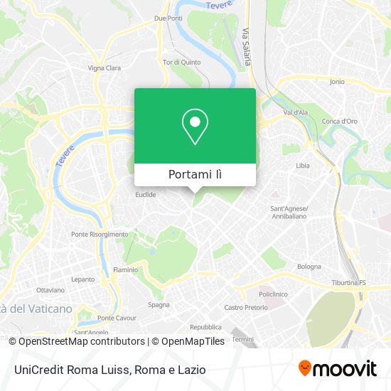 Mappa UniCredit Roma Luiss