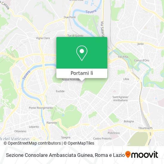 Mappa Sezione Consolare Ambasciata Guinea