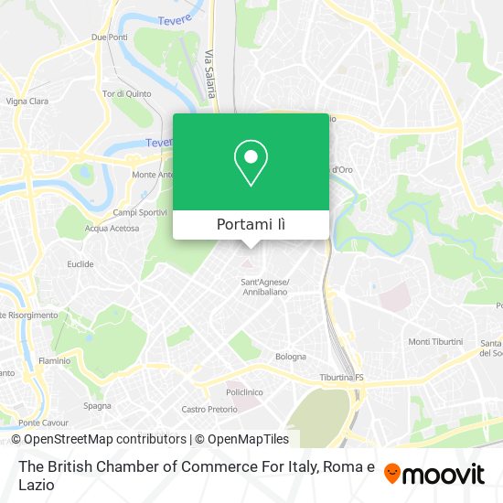 Mappa The British Chamber of Commerce For Italy