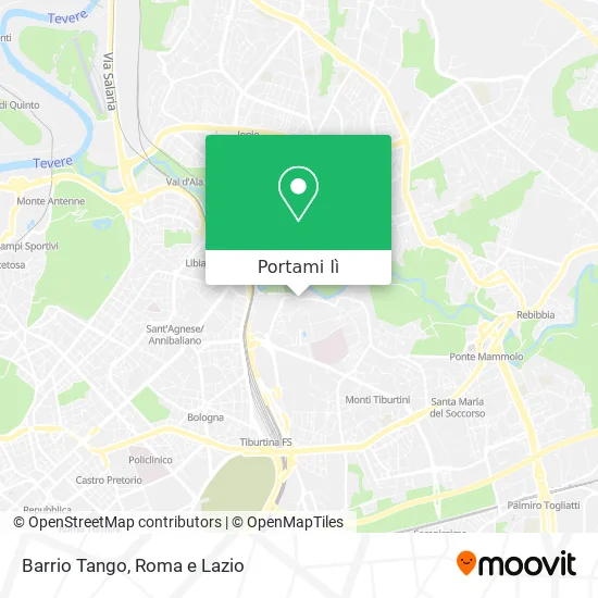 Mappa Barrio Tango