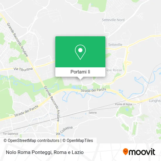 Mappa Nolo Roma Ponteggi