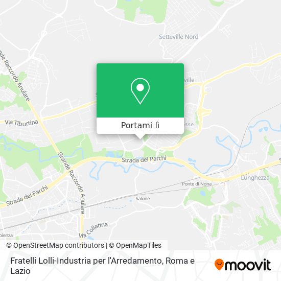 Mappa Fratelli Lolli-Industria per l'Arredamento