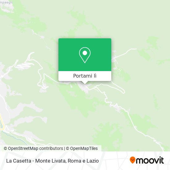 Mappa La Casetta - Monte Livata