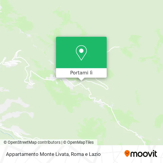 Mappa Appartamento Monte Livata