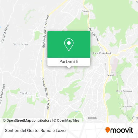 Mappa Sentieri del Gusto