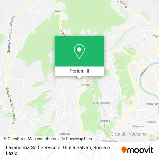 Mappa Lavanderia Self Service di Giulia Salvati