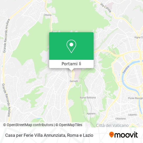 Mappa Casa per Ferie Villa Annunziata