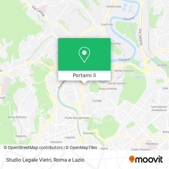 Mappa Studio Legale Vietri