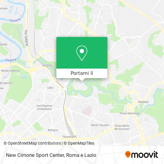 Mappa New Cimone Sport Center